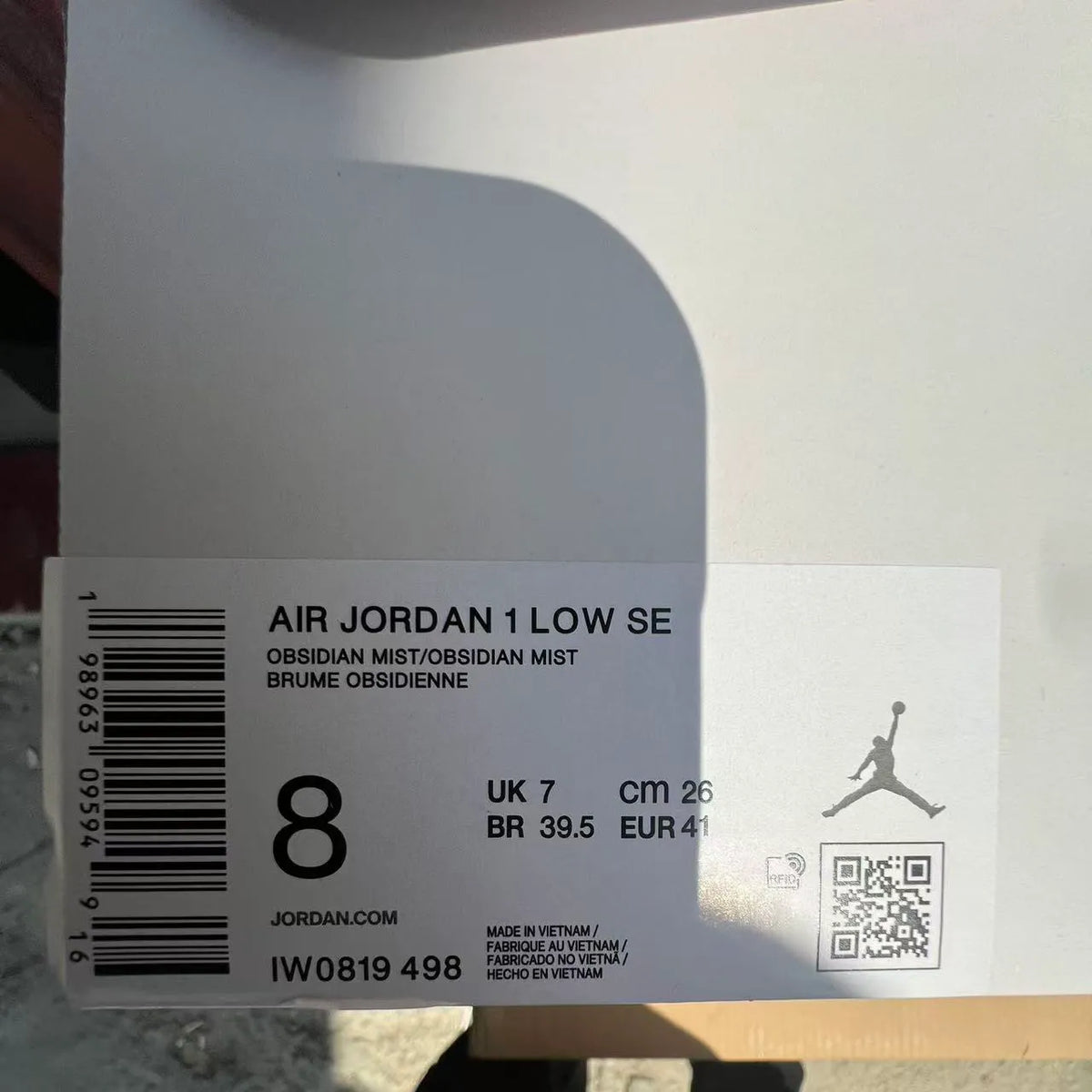 AJ 1 Low SE 'Light Iron Ore Grey' Shoes Sneakers – nk0005428 image 10