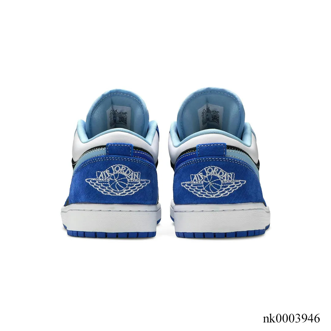AJ 1 Low Racer Blue White Shoes Sneakers - nk0003946 image 3
