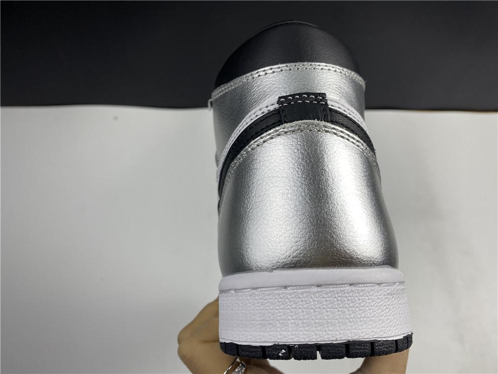 AJ 1 High OG WMNS Silver Toe Shoes Sneakers - nk0001426 image 2