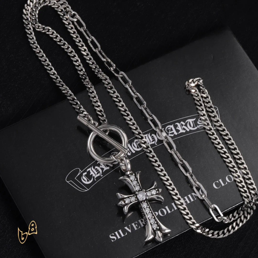 CH Cross Pendant Necklace - CH0040 image 0