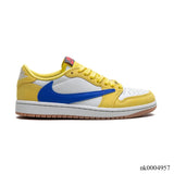 Travis Scott x AJ 1 Retro Low Canary Shoes Sneakers - nk0004957 image 0