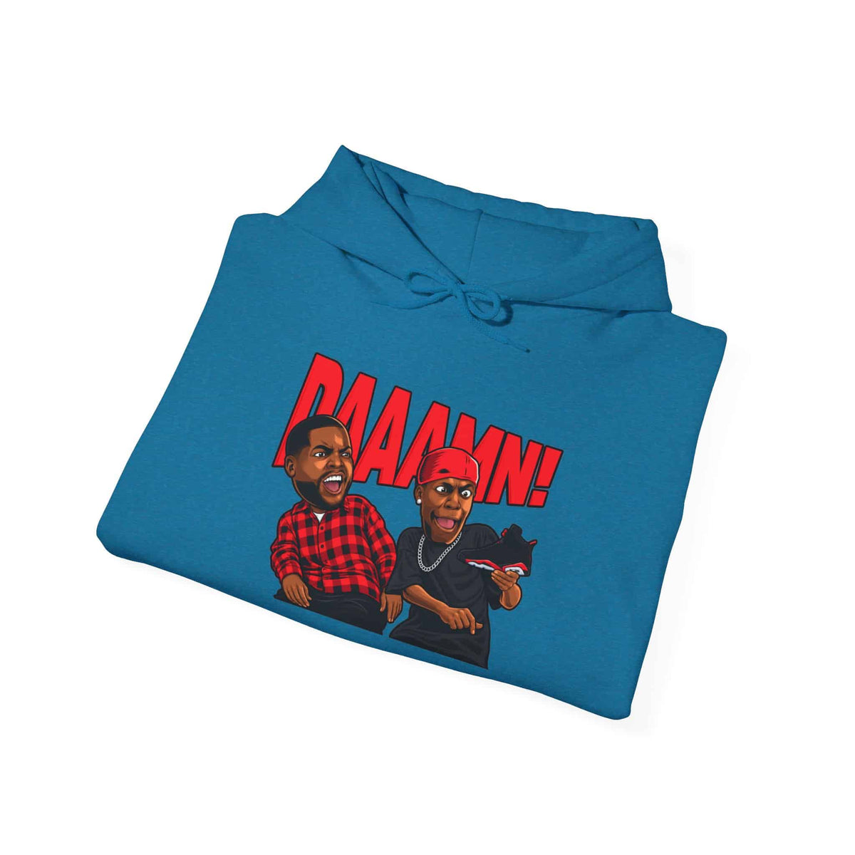 Graphic Print Hooded Sweatshirt - POD0035 image 7