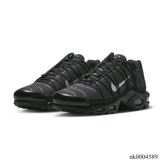 AM Plus Utility Black Metallic Silver Shoes Sneakers - nk0004589 image 2