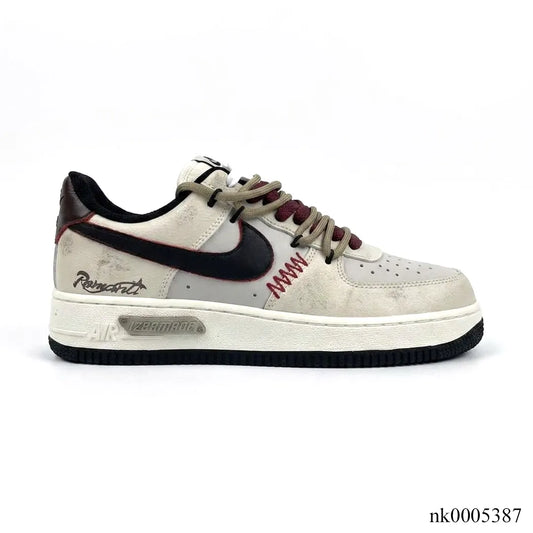 AF 1 Cream and Burgundy Shoes Sneakers - nk0005387 image 0