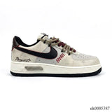 AF 1 Cream and Burgundy Shoes Sneakers - nk0005387 image 0