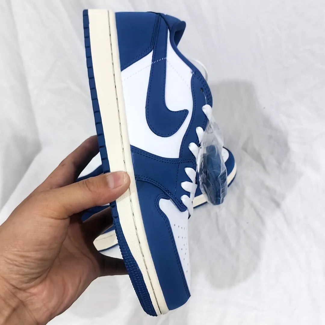 AJ 1 Low OG Storm Blue Shoes Sneakers – nk0004512 image 2