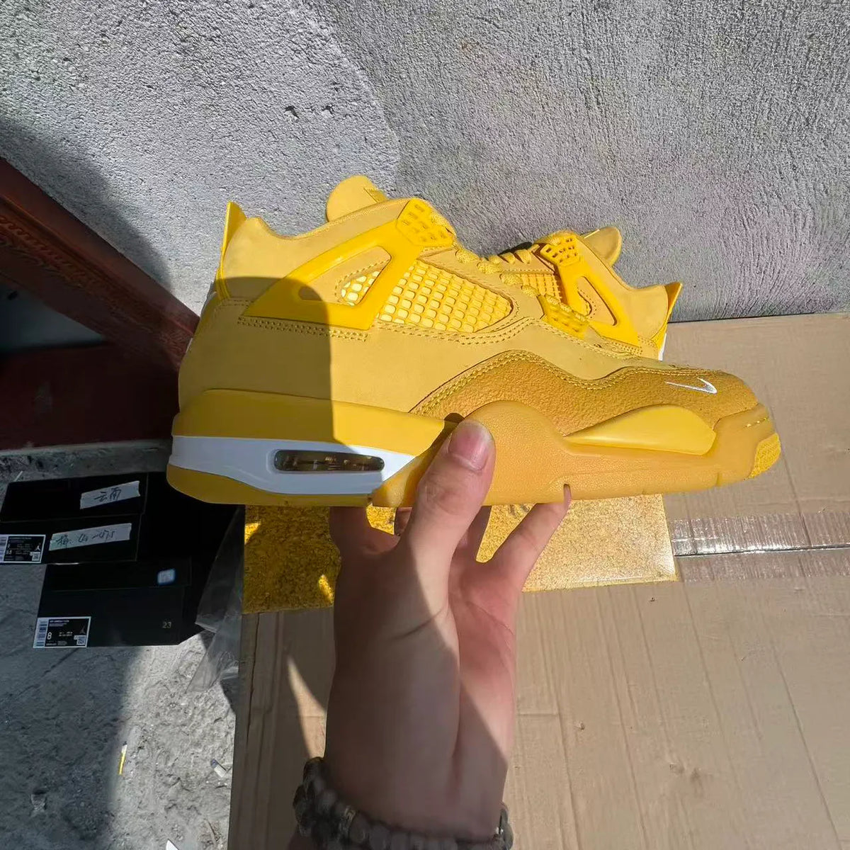 Nigel Sylvester x AJ 4 ‘Yellow Bricks’ Shoes Sneakers - nk0005424 image 5