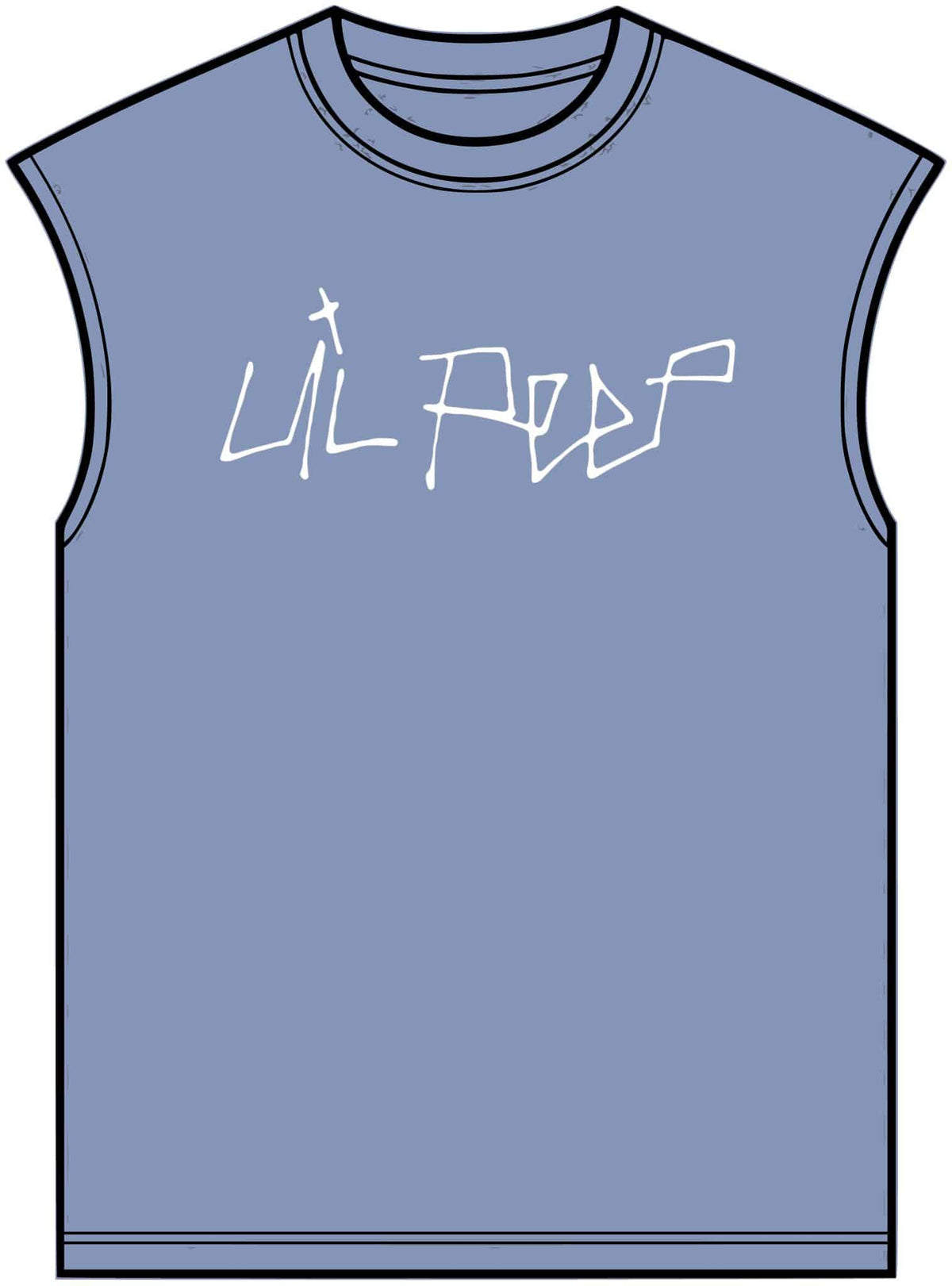 Lil Peep Unisex Garment-Dyed Muscle Tee image
