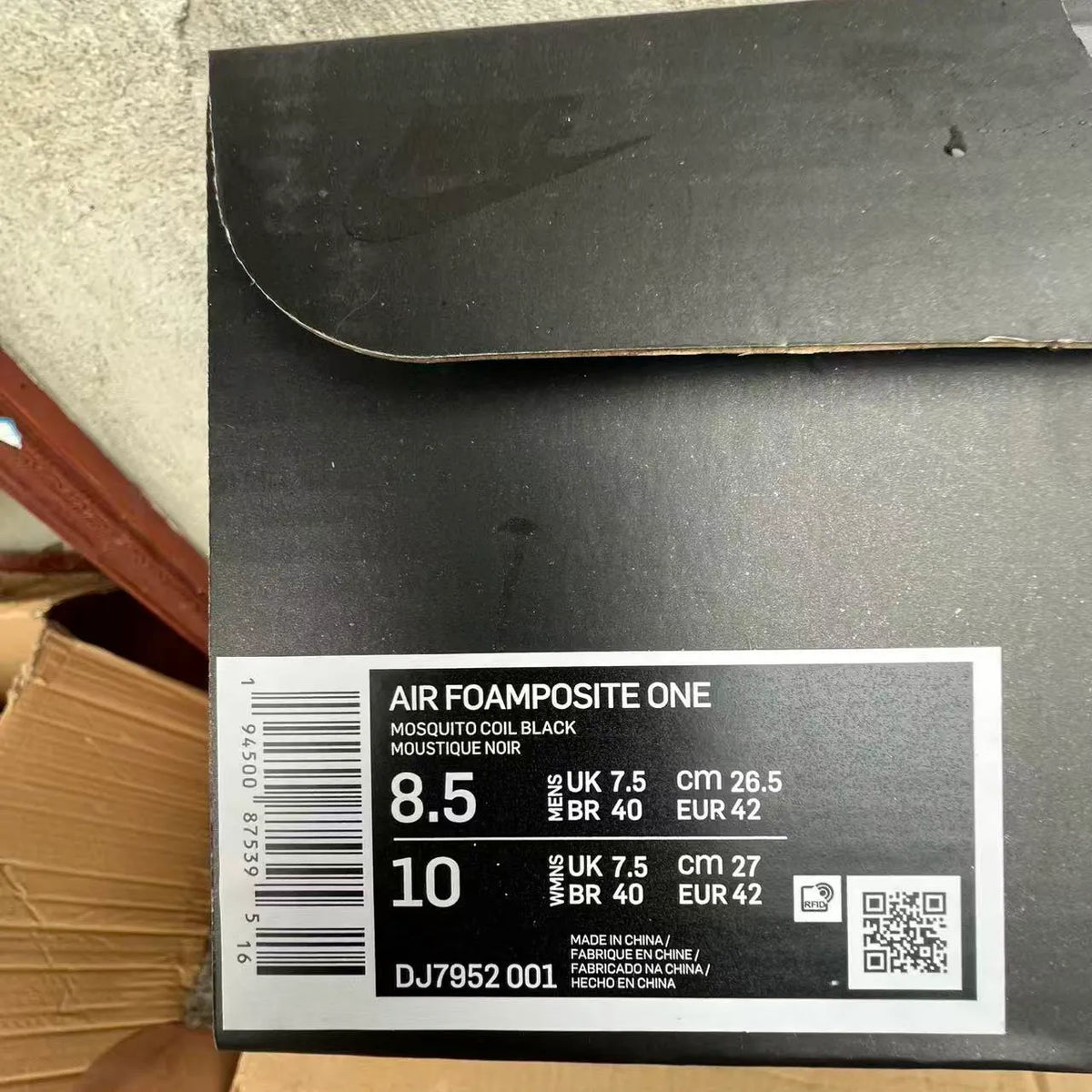 Air Foamposite One Comme des Garcons Homme Plus Black Shoes Sneakers - nk0005285 image 11
