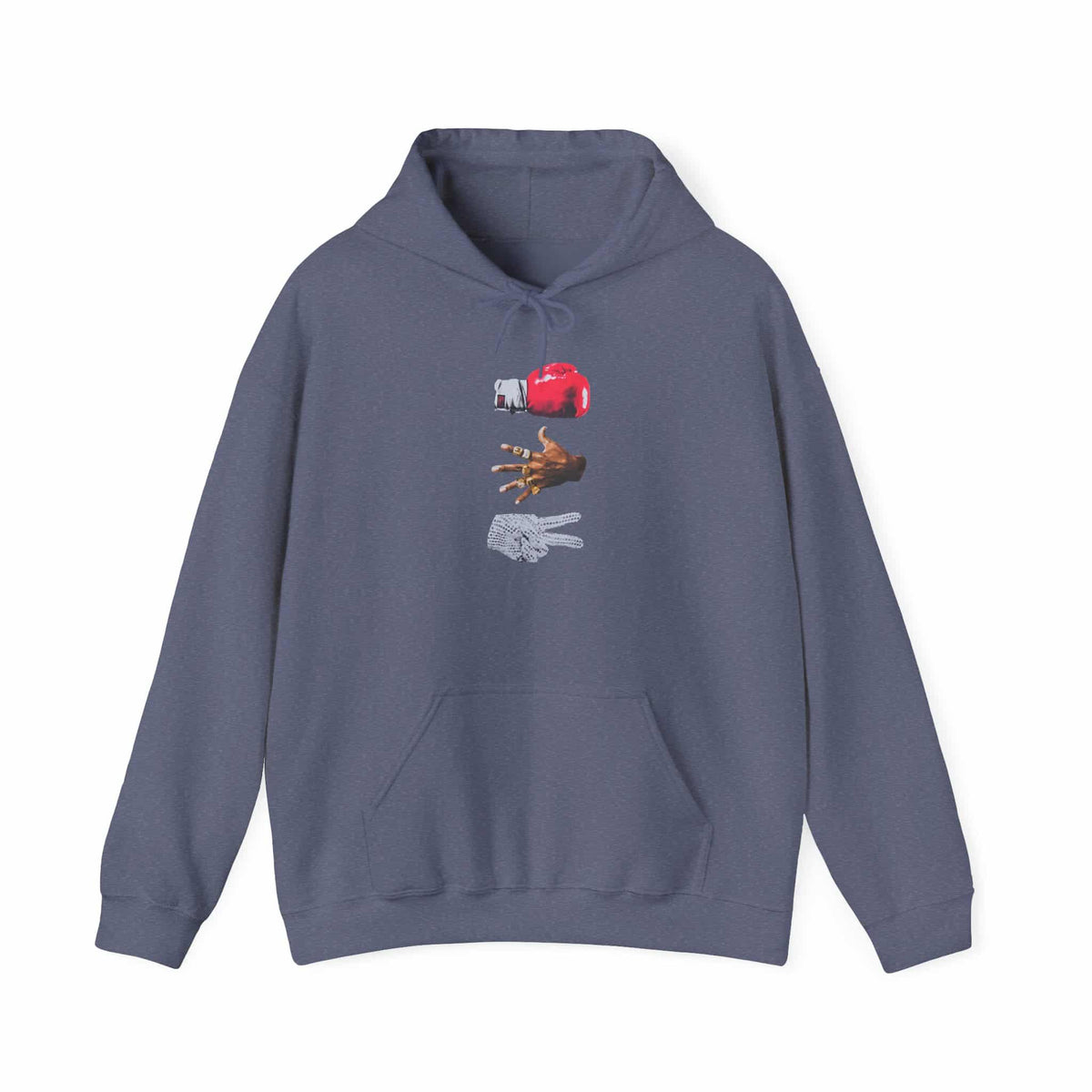 Rap Is My Life Hooded Sweatshirt - L, Heather Navy image