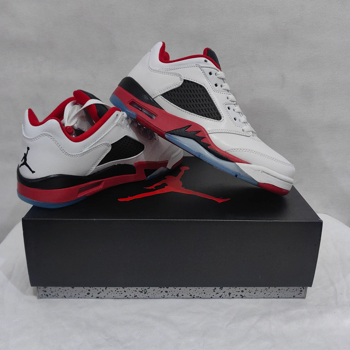 AJ 5 Retro Low Fire Red Shoes Sneakers - nk0005016 image 12