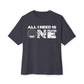 ALL_I_NEED_IS Unisex Oversized Boxy Tee - Dark Grey, S image
