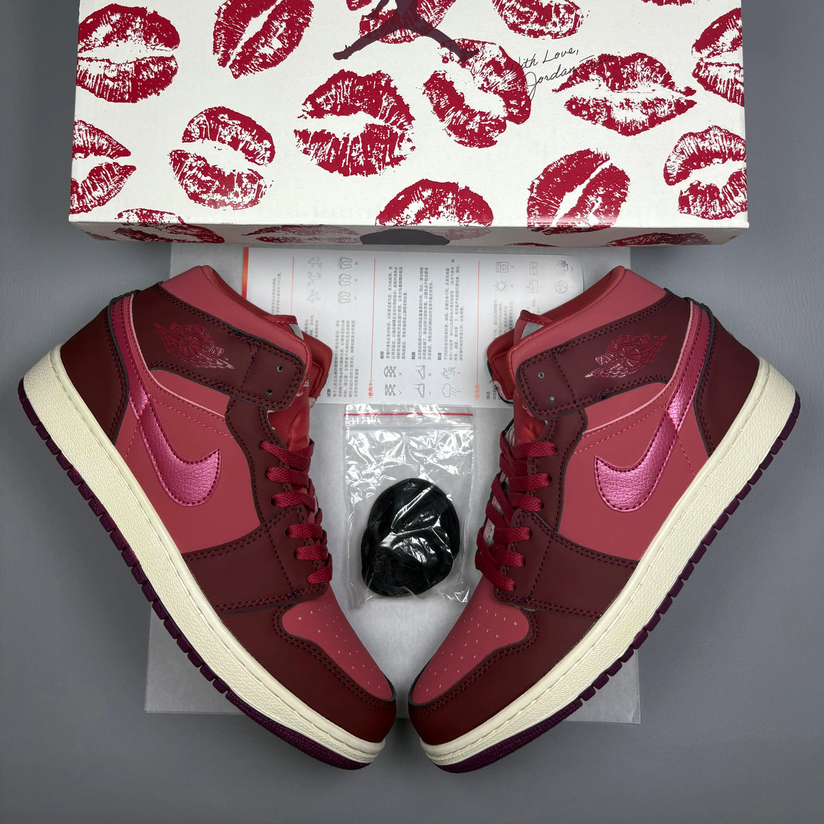 AJ 1 Mid SE 'Valentine's Day' Shoes Sneakers – nk0005313 image 6