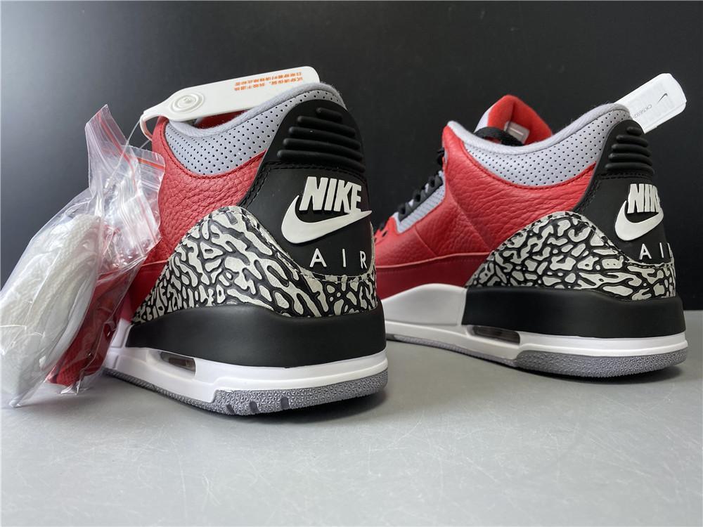 AJ 3 Retro SE Unite Fire Red Shoes Sneakers - nk0000757 image 8