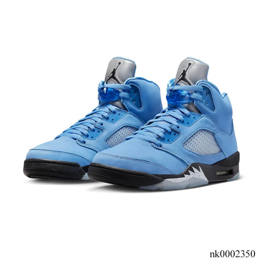 AJ 5 UNC University Blue Shoes Sneakers - nk0002350 image 2