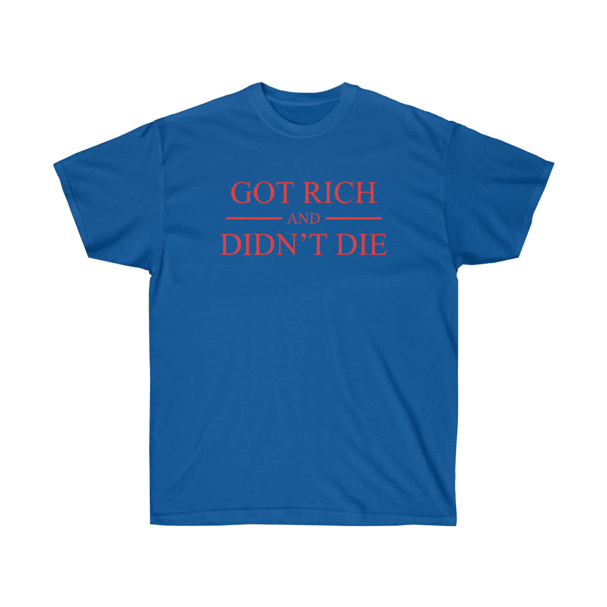 Got Rick And Didn't Die Men T-Shirt - Royal, 2XL image