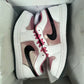 AJ 1 Low SE White Black Desert Berry Shoes Sneakers – nk0005310 image 3