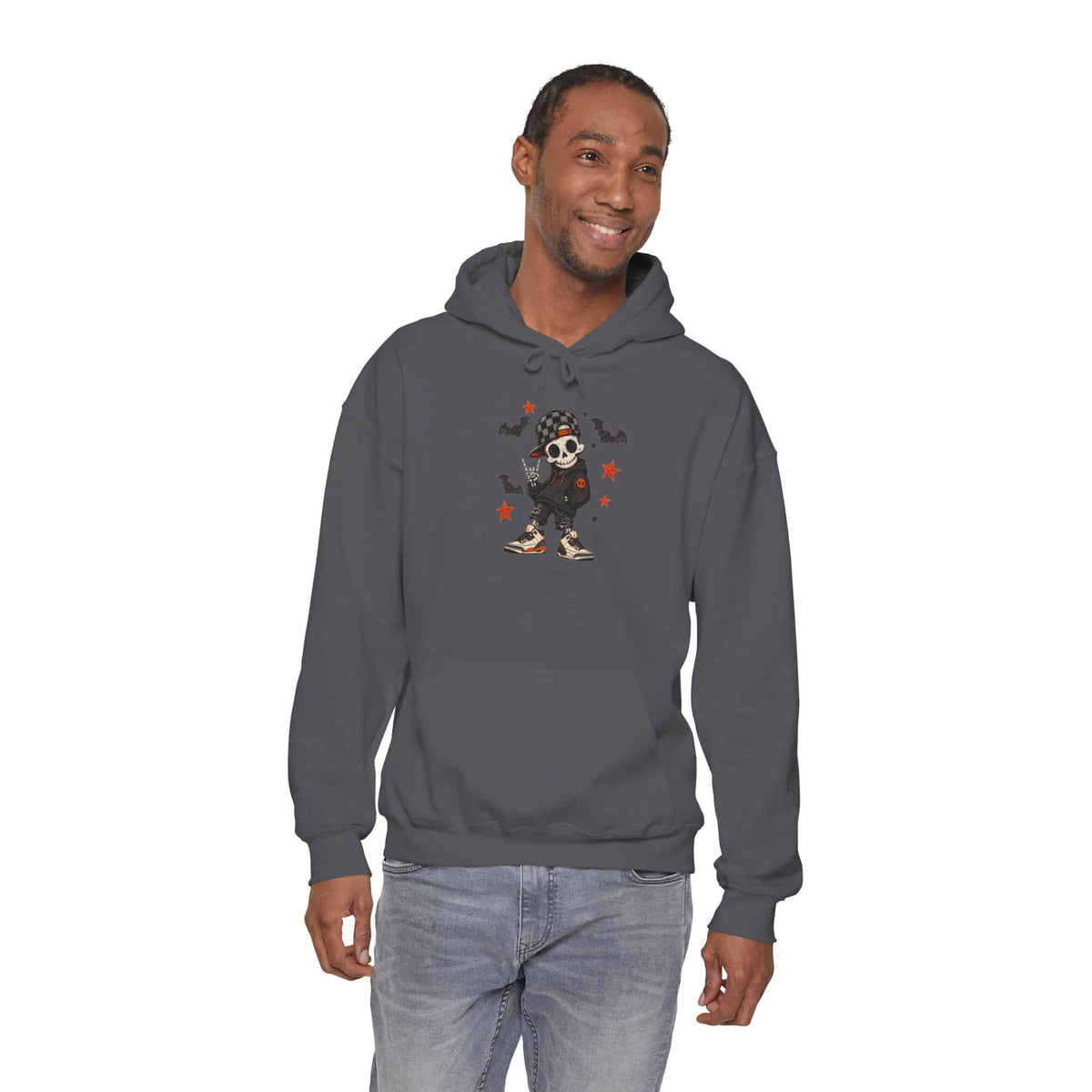 Boy Skeleton Halloween Hooded Sweatshirt image 59