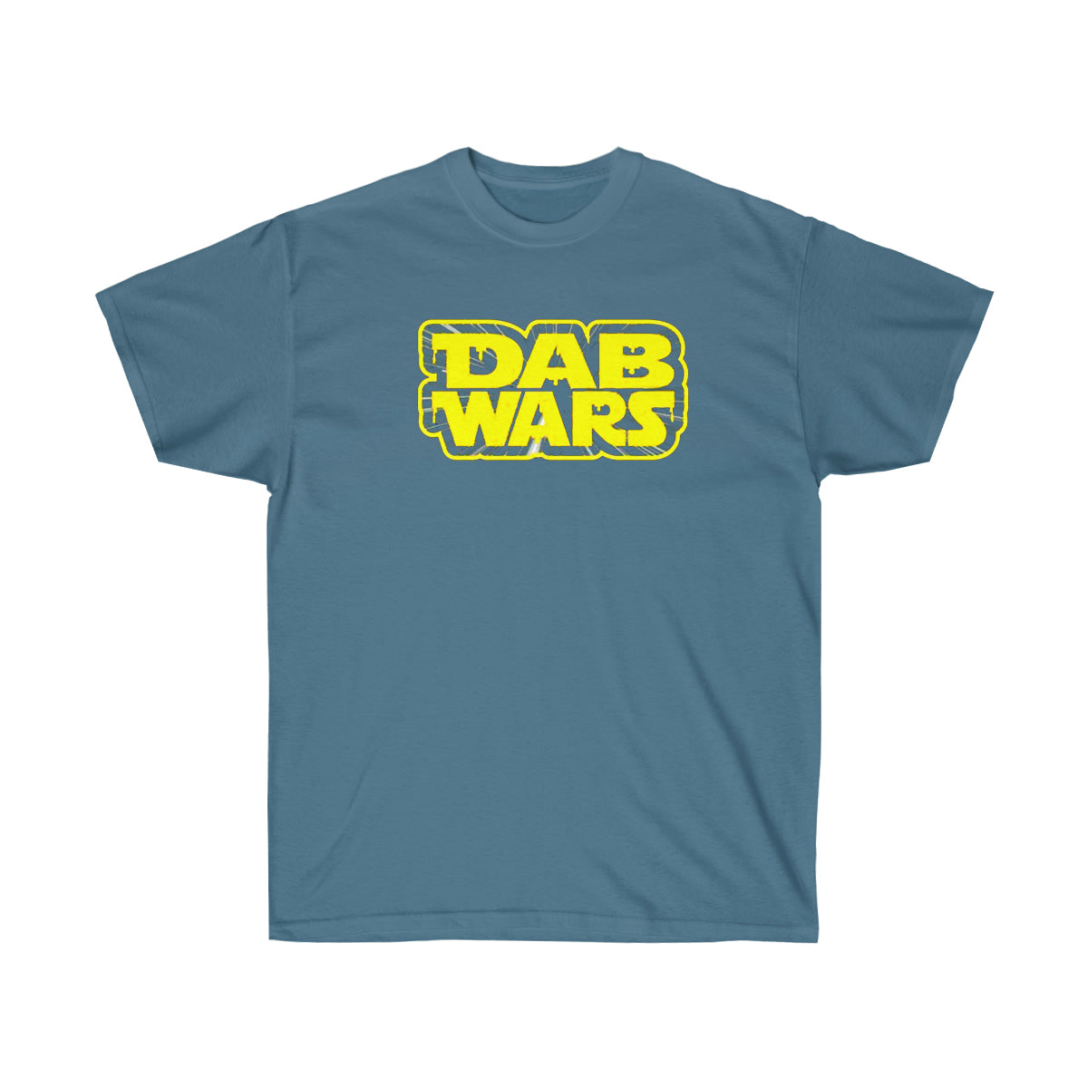 Dab Wars Basic Men T-Shirt - Indigo Blue, 2XL image