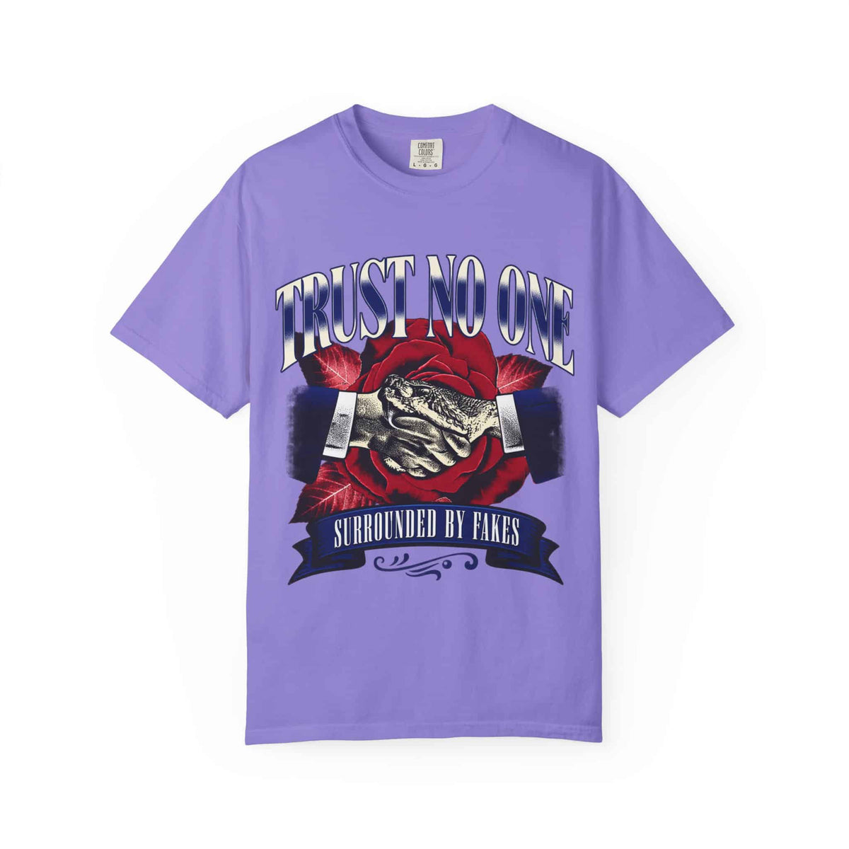 Graphic Print  Unisex Garment-Dyed T-shirt - POD0037 image