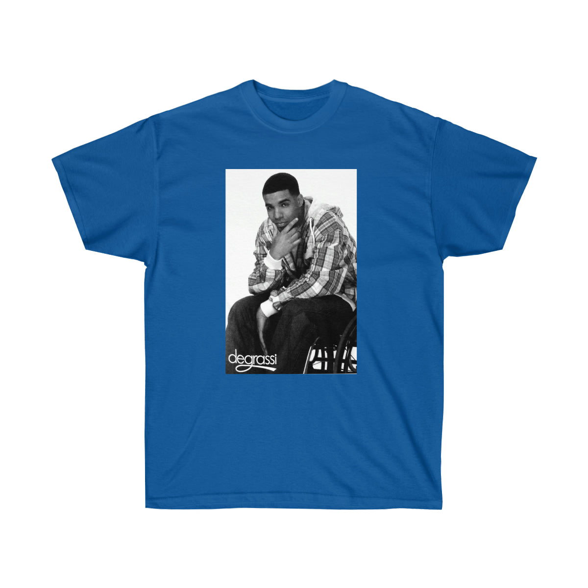 Rap Drake Degrassi Men T-Shirt - Royal, S image
