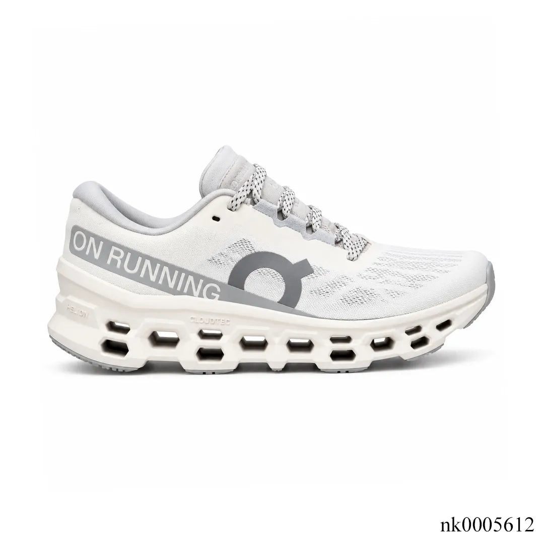 On Running Cloudmonster 3 White & Wolf Shoes Sneakers - nk0005612 image 0