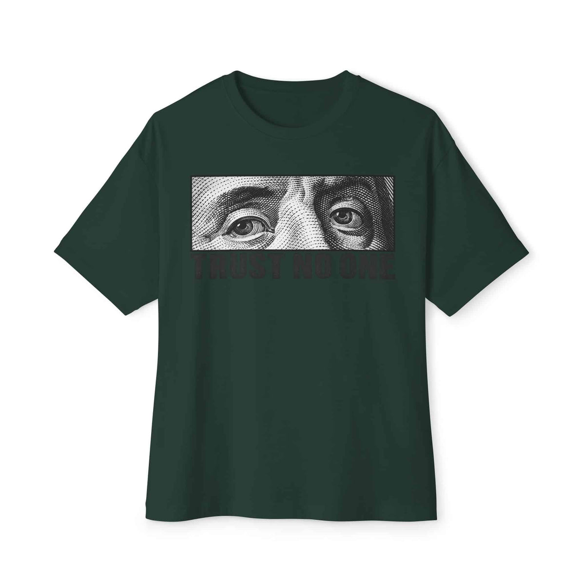 Graphic Print Unisex Oversized Boxy Tee - POD0039 - Forest, M image