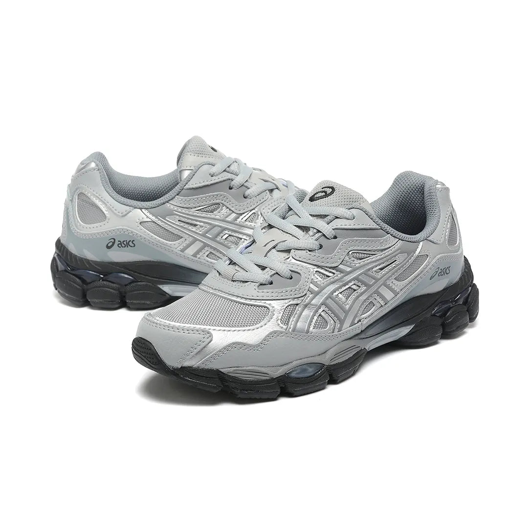 AS Gel NYC Mid Grey Sheet Rock Shoes Sneakers - as0000023 image 4