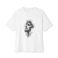 Crown of Faith 1 Unisex Oversized Boxy Tee - White, XL image