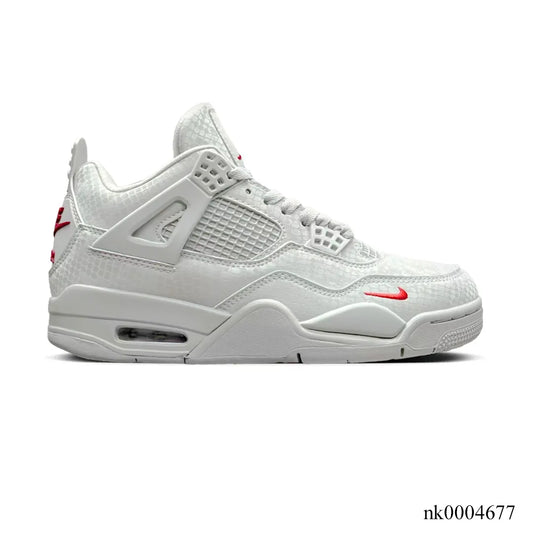 Nigel Sylvester x AJ 4 White Grey Mamba Shoes Sneakers - nk0004677 image 0