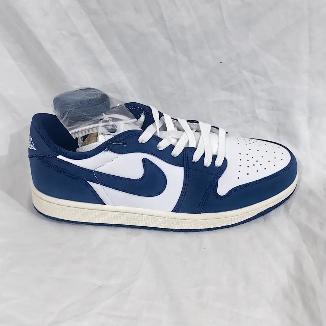 AJ 1 Low OG Storm Blue Shoes Sneakers – nk0004512 image 7