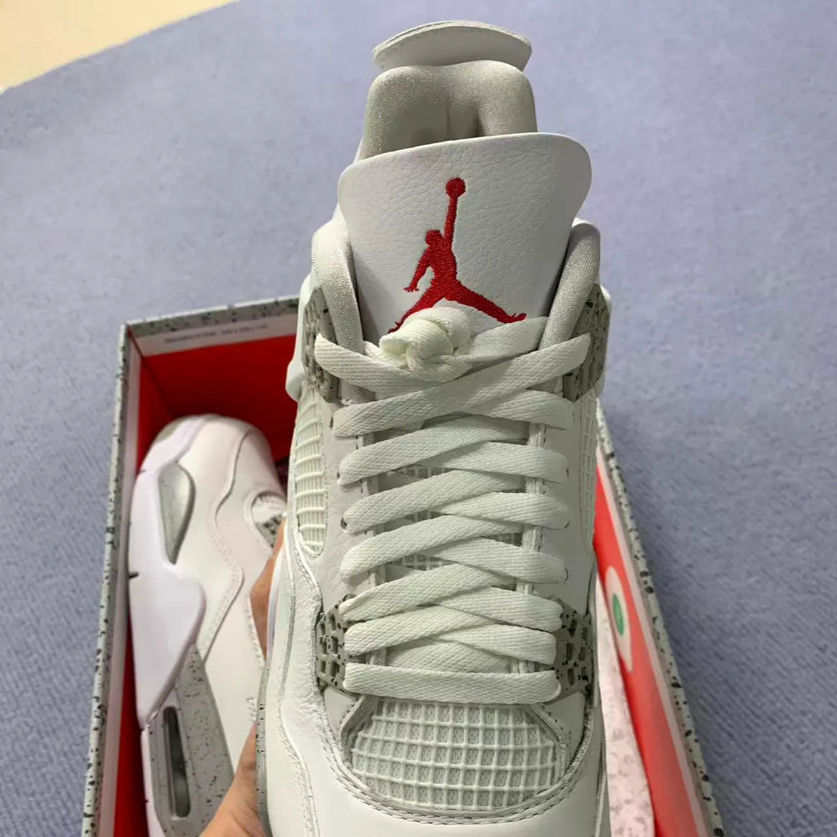 AJ 4 Retro White Oreo Shoes Sneakers - nk0004856 image 6