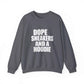 Graphic Print Crewneck Sweatshirt - POD0036 image