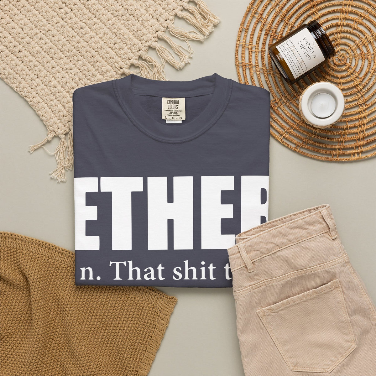 Ether Unisex Garment-Dyed T-shirt image 47