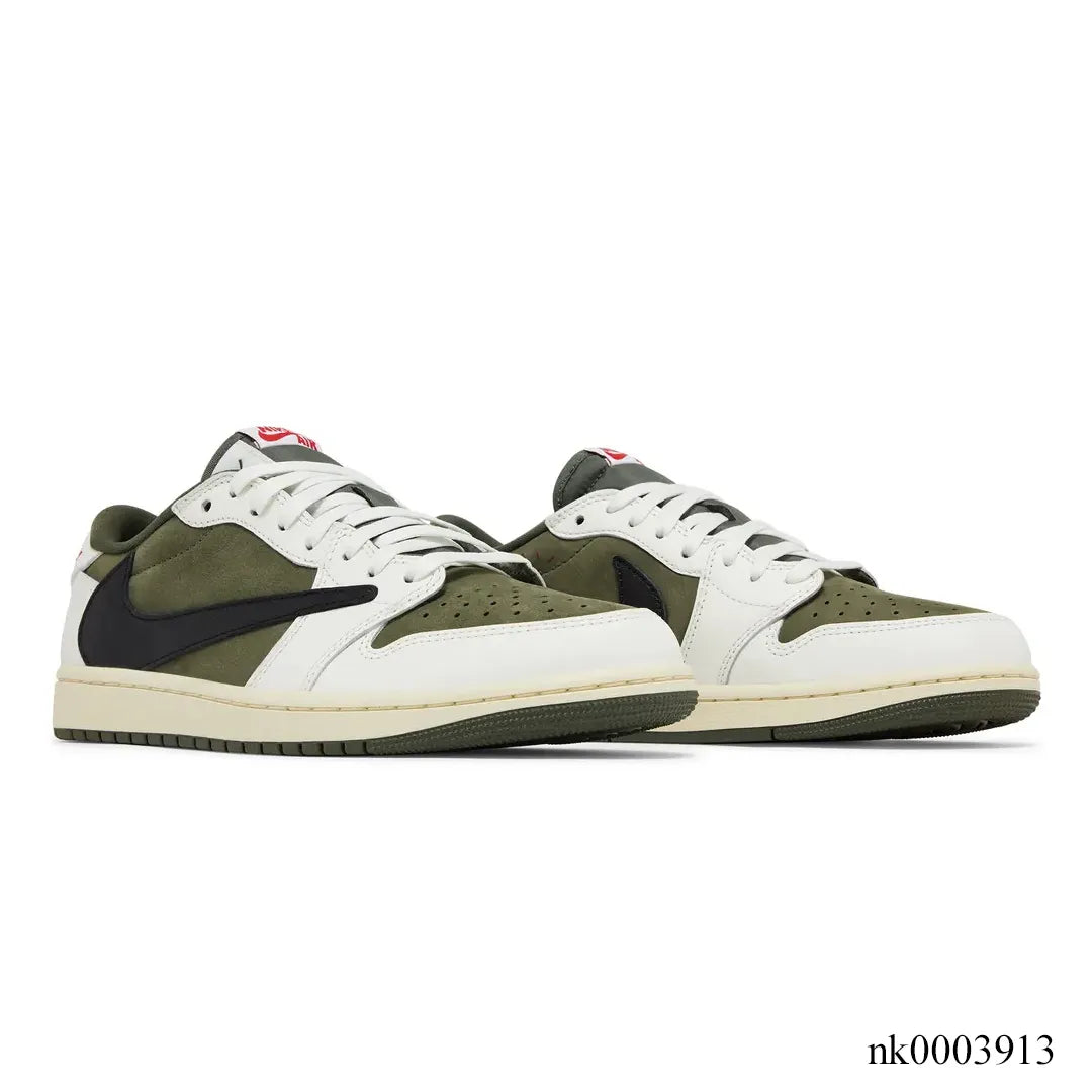 Travis Scott x AJ 1 Low Medium Olive Shoes Sneakers – nk0003913 image 2