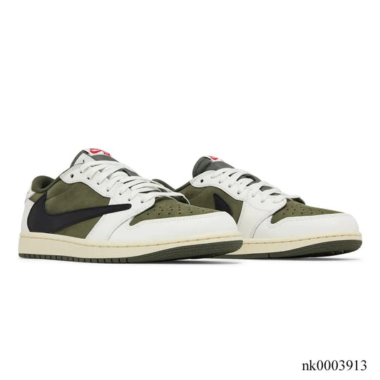 Travis Scott x AJ 1 Low Medium Olive Shoes Sneakers – nk0003913 image 2
