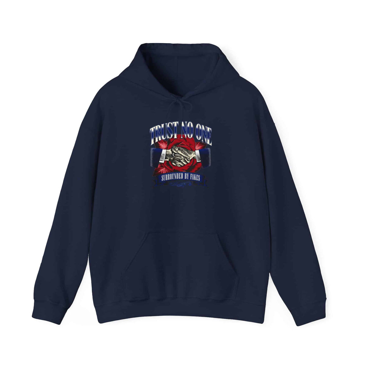 Graphic Print Hooded Sweatshirt - POD0037 image