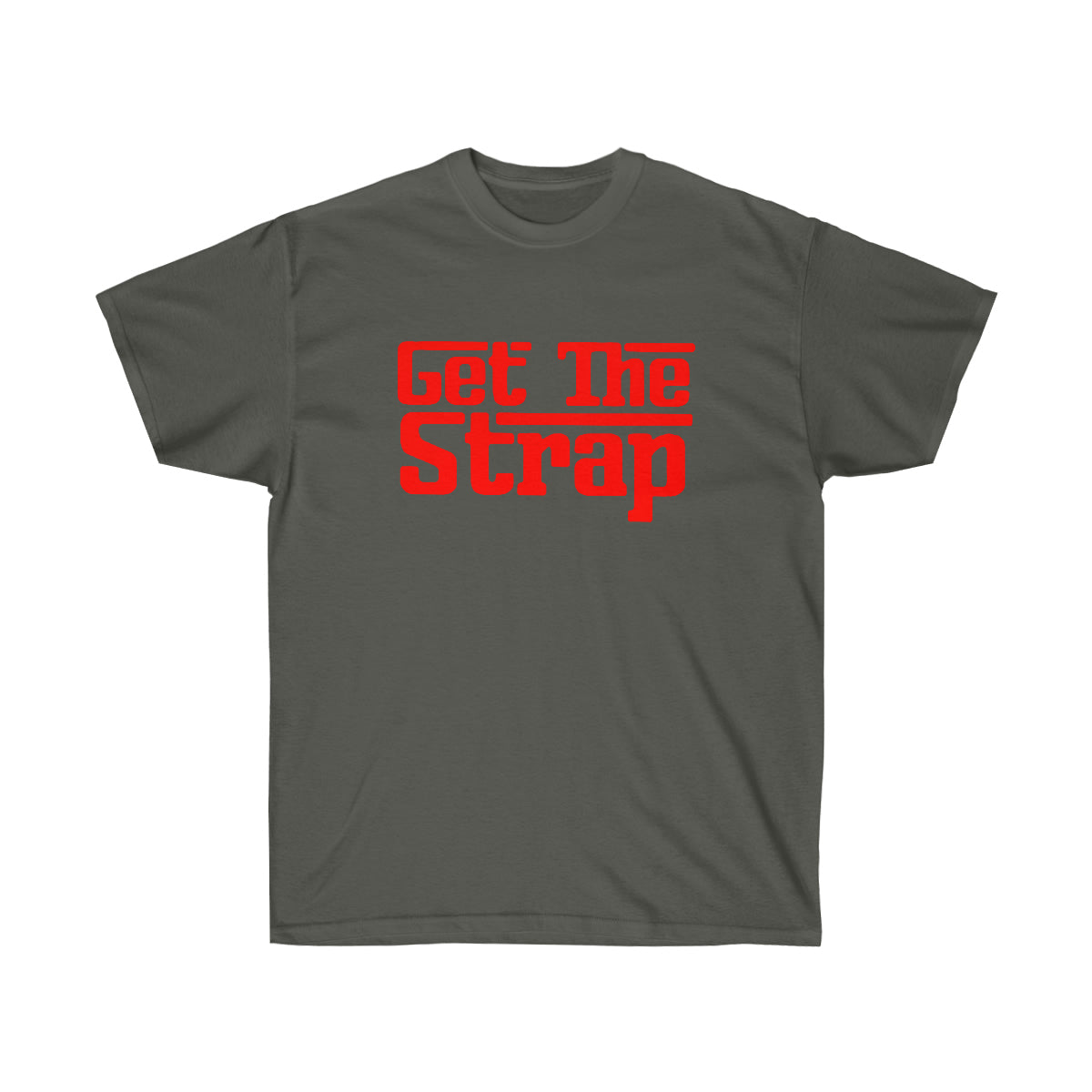 Get The Strap Men T-Shirt - Charcoal, 3XL image
