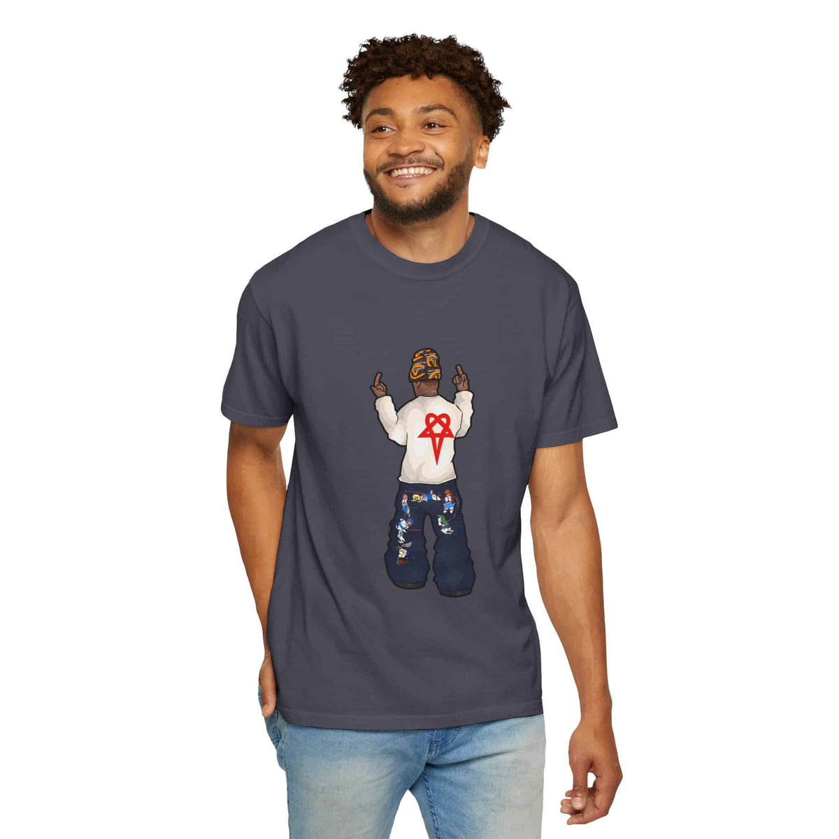 Rebel Attitude Unisex Garment-Dyed T-shirt image 96