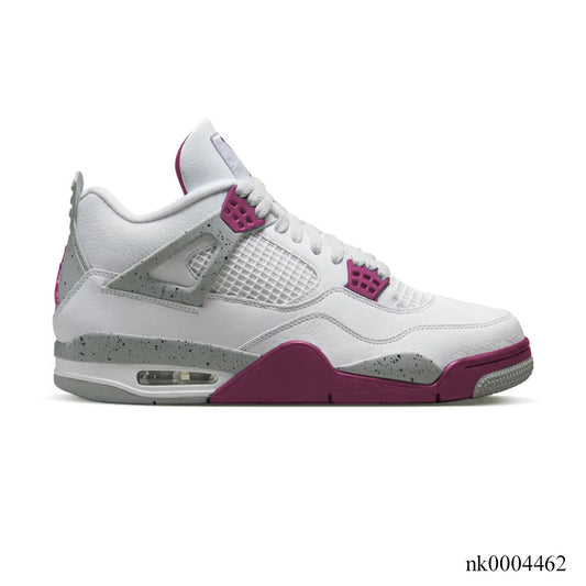 AJ 4 White Purple Cement Shoes Sneakers - nk0004462 image 0