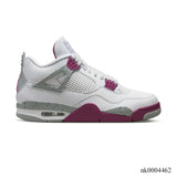 AJ 4 White Purple Cement Shoes Sneakers - nk0004462 image 0