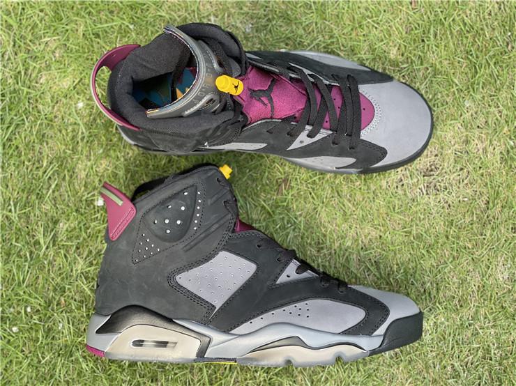 AJ 6 Bordeaux Shoes Sneakers - nk0001646 image 6