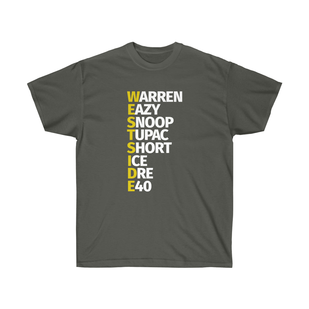 West Side Men T-Shirt - Charcoal, XL image