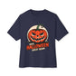 Make Halloween Great Again Unisex Oversized Boxy Tee - Navy, 2XL image