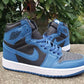 AJ 1 High OG Dark Marina Blue Shoes Sneakers - nk0001745 image 3