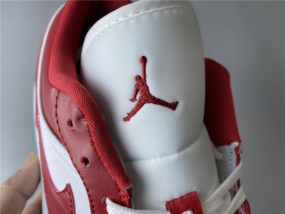 AJ 1 Low Gym Red White Shoes Sneakers - nk0000748 image 6