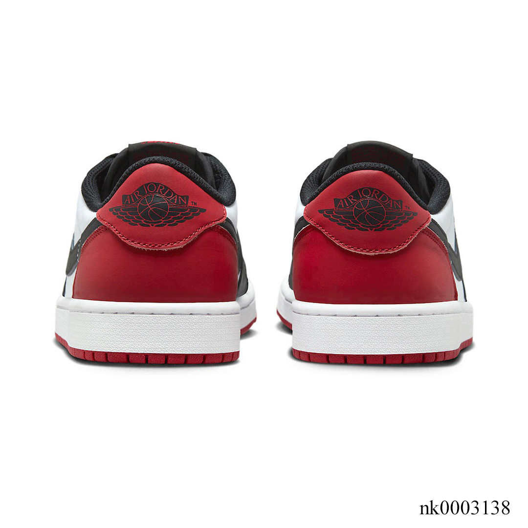 AJ 1 Low OG Black Toe Shoes Sneakers - nk0003138 image 5