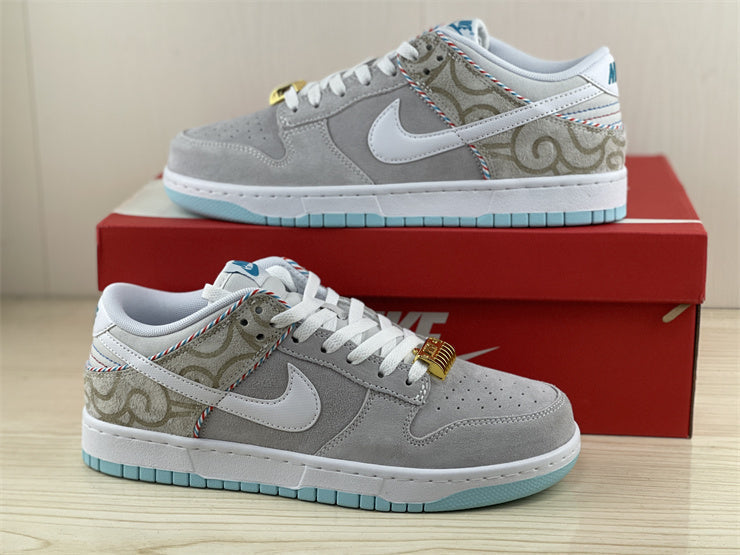 Dunk Low Barbershop Grey Shoes Sneakers - nk0001974 image 4