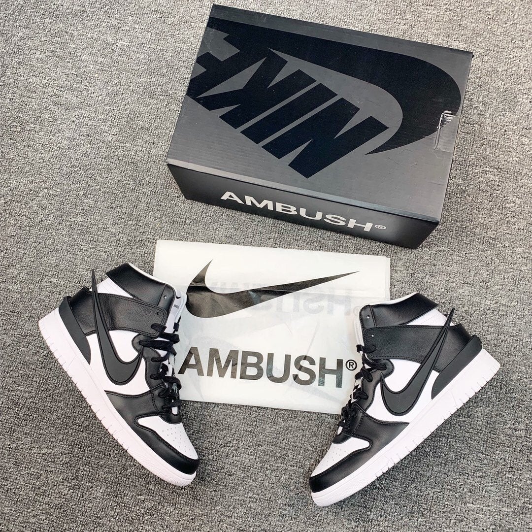 Dunk High X Ambush Black White Shoes Sneakers - nk0001576 image 14