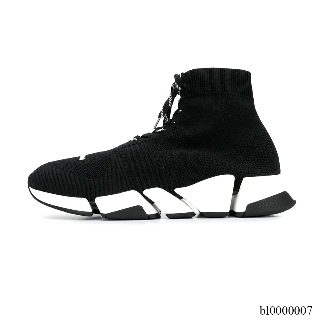 BLCG Speed 2.0 Lace-Up Black White Shoes Sneakers - bl0000007 image 1